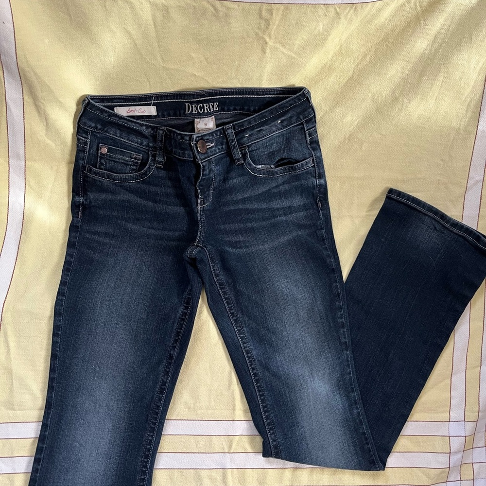 Decree Women's Deep Indigo Skinny Jeans